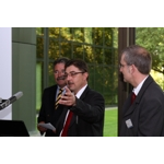 Thomas Studinski und Michael Decker pr&auml;sentierten den optimierten Hausanschlussprozess bei der AVU Netz GmbH