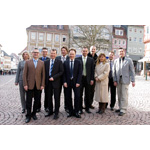 Die Teilnehmer des Partnertages auf dem „Buttermarkt“ in der Fuldaer Altstadt