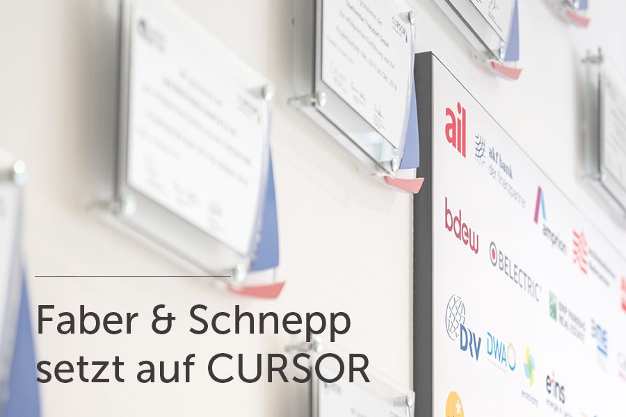 Faber & Schnepp entscheidet sich für CURSOR