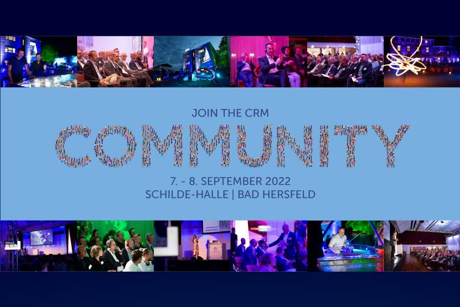 Kongress 2022: Join the CRM Community am 7. + 8. September in Bad Hersfeld